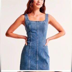Brand New Abercrombie & Fitch Mini Jean Dress